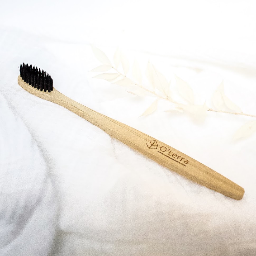 O'terra Bamboo toothbrush 1 brush