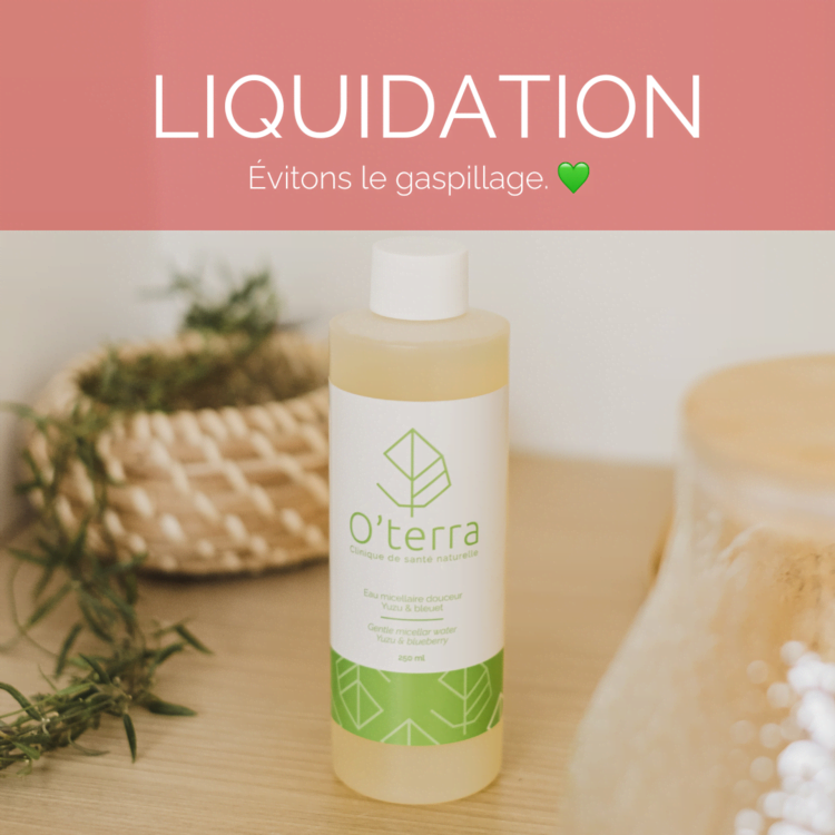 O'terra Eau micellaire douceur - Yuzu & bleuet 250ml